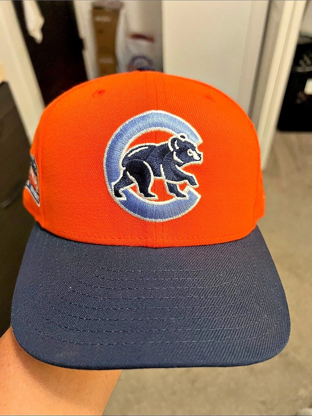 New Era Chicago Cubs 59FIFTY Fitted Cap Orange & Blue